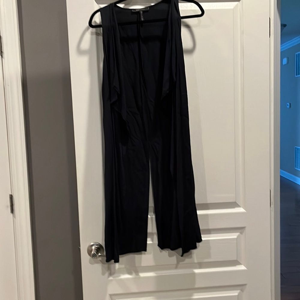 Draped duster with slit in back never worn will be steamed before sent out
